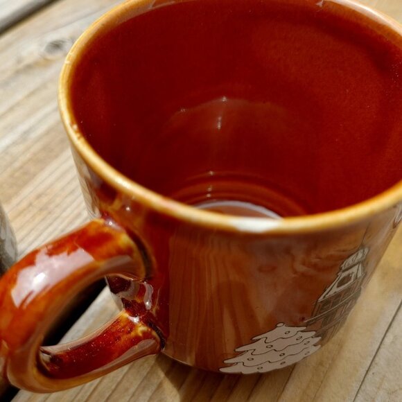 Vintage German Christmas Market Mugs Pair - Picture 8 of 9